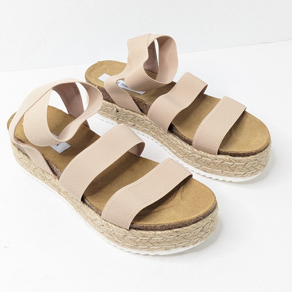 Steve Madden Kimmie Platform Sandals, Blush, Women's 9 - Picture 1 of 7